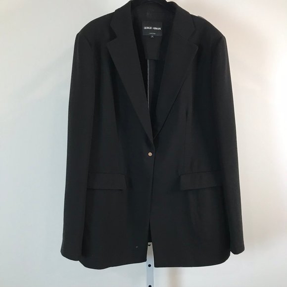 Giorgio Armani Jackets & Blazers - Giorgio Armani Black Blazer IT50/US 14